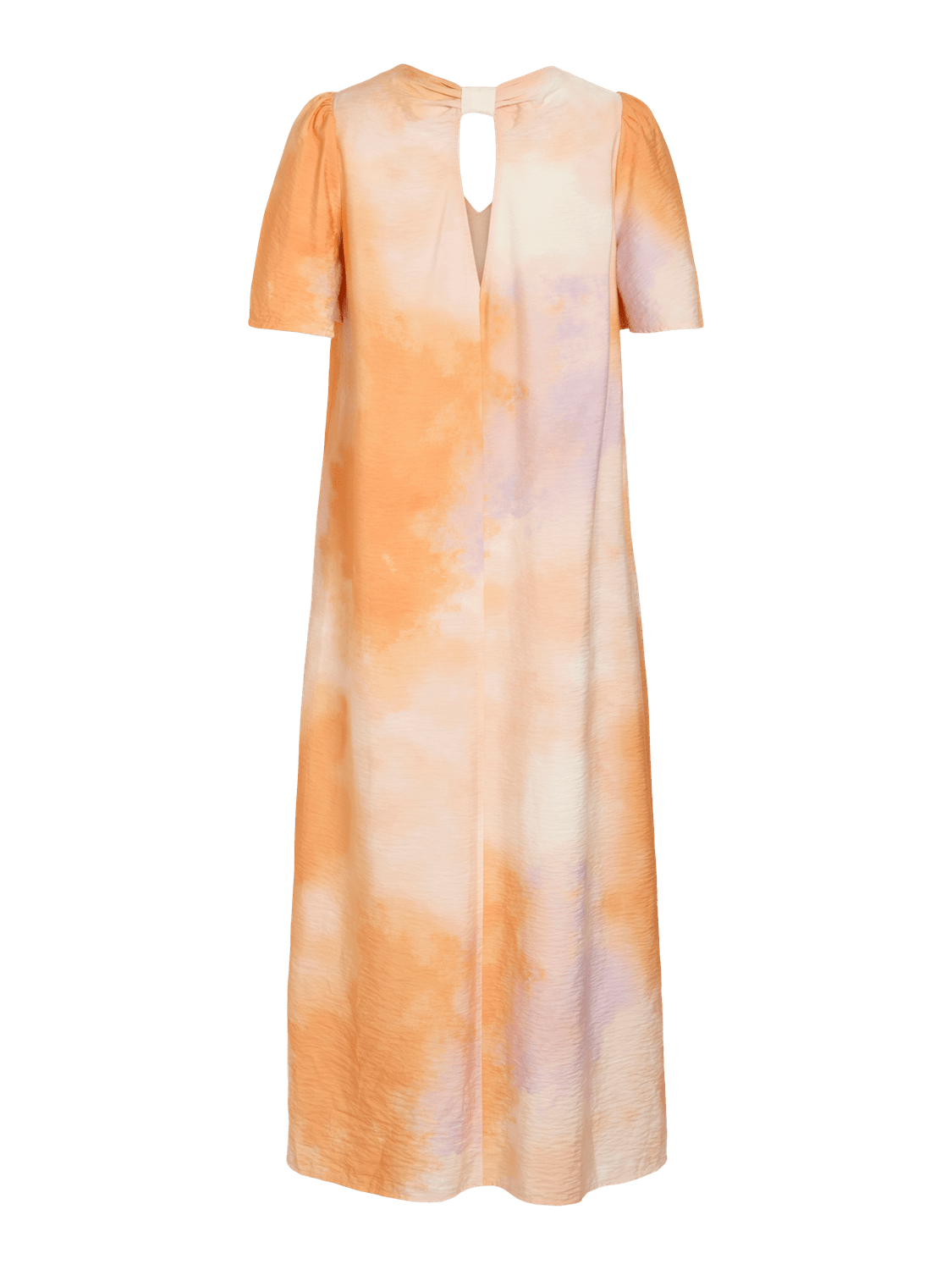 VIOLGI Long Dress - Cadmium Orange - VERO MODA & VILA Bergvik